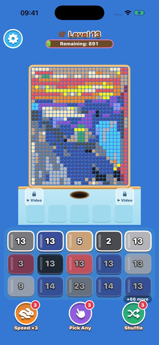 A painting level in Ant Dash